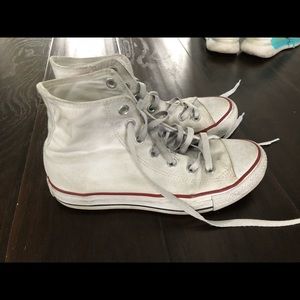 white converse high tops